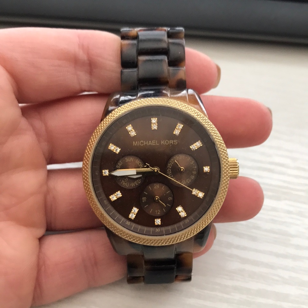 Michael Kors Tortoise Watch